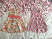 Set 2 rochii rochite copii 4 ani - 98/104 cm - livrare gratuita