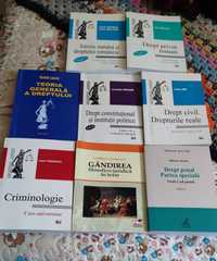 Diverse cărți drept/civil/penal/procesual/administrativ etc Vând/sch