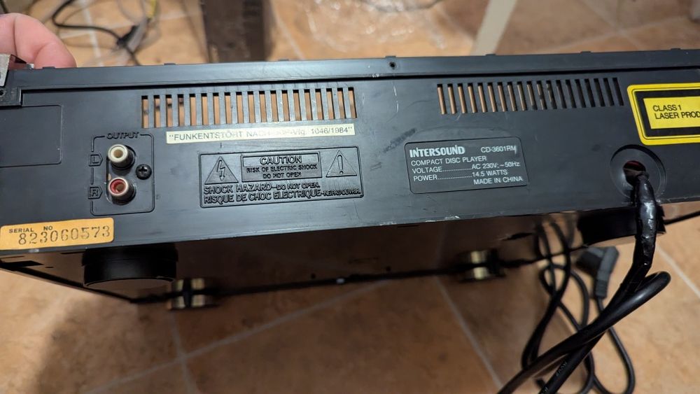 Cd player Intersound CD 3601 pentru piese