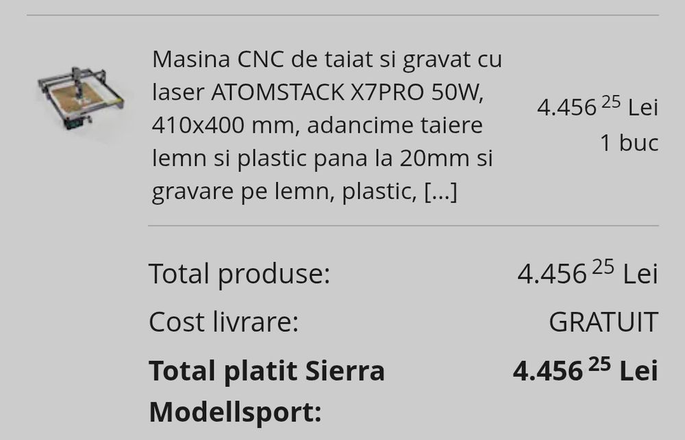 Laser Atomstak x7pro