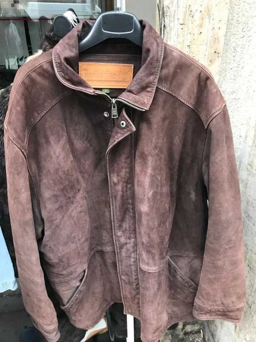 geaca de piele barbati Timberland Vintage