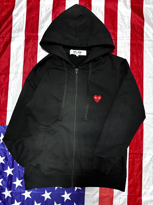 zip hoodie comme des garcons