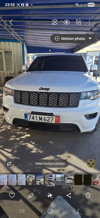 Продава се Задна броня,прагове вежди Jeep grand cherokee 2019