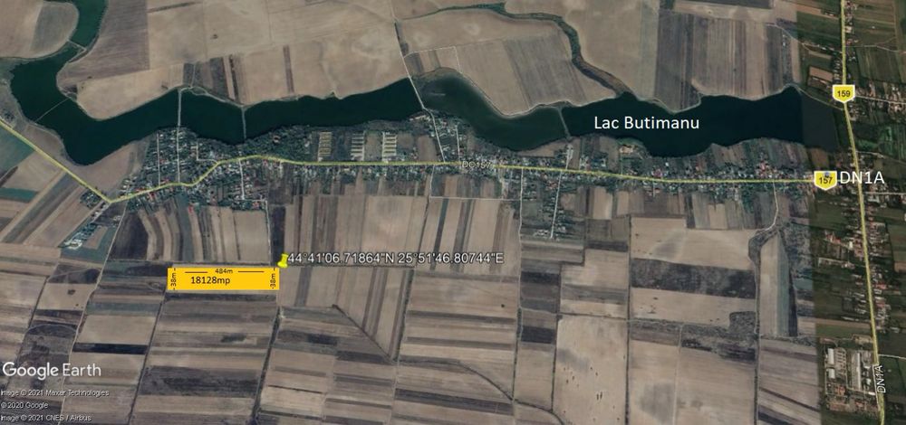 Teren extravilan Butimanu, Dâmbovița