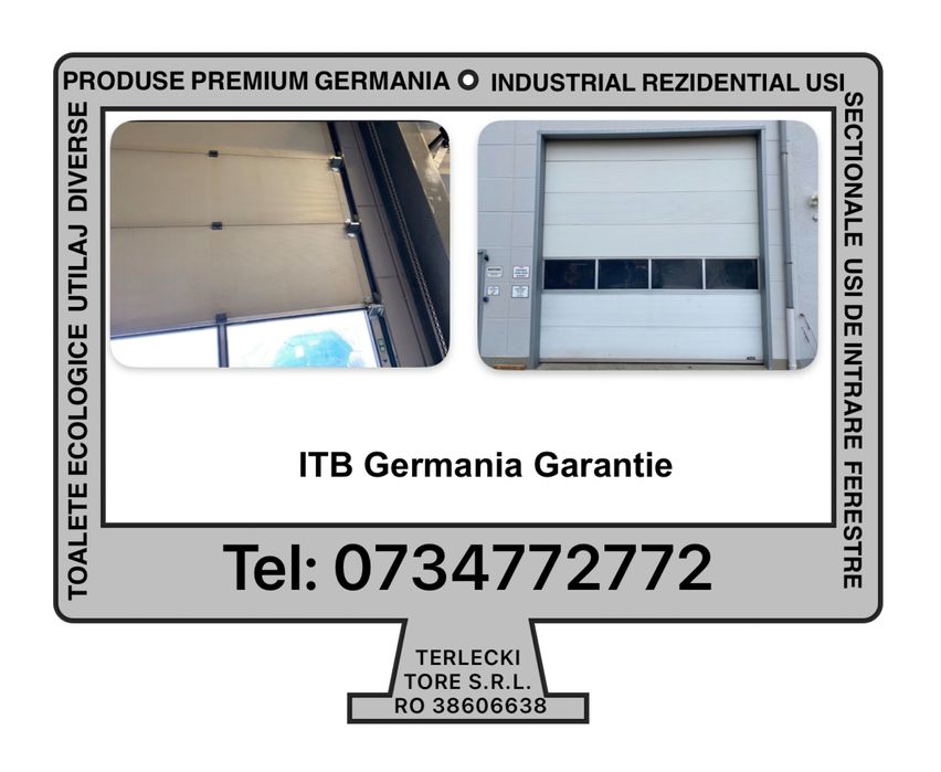 USA SECTIONALA INDUSTRIALA premium hala garaj H 425 x L 405 Garantie
