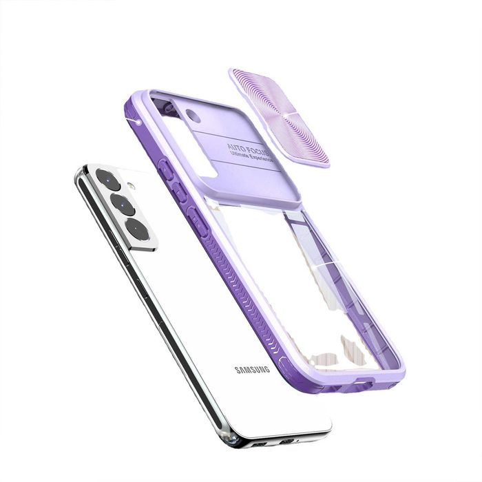 Husa transparenta cu protectie metalică Samsung Galaxy S23 / S23 Plus