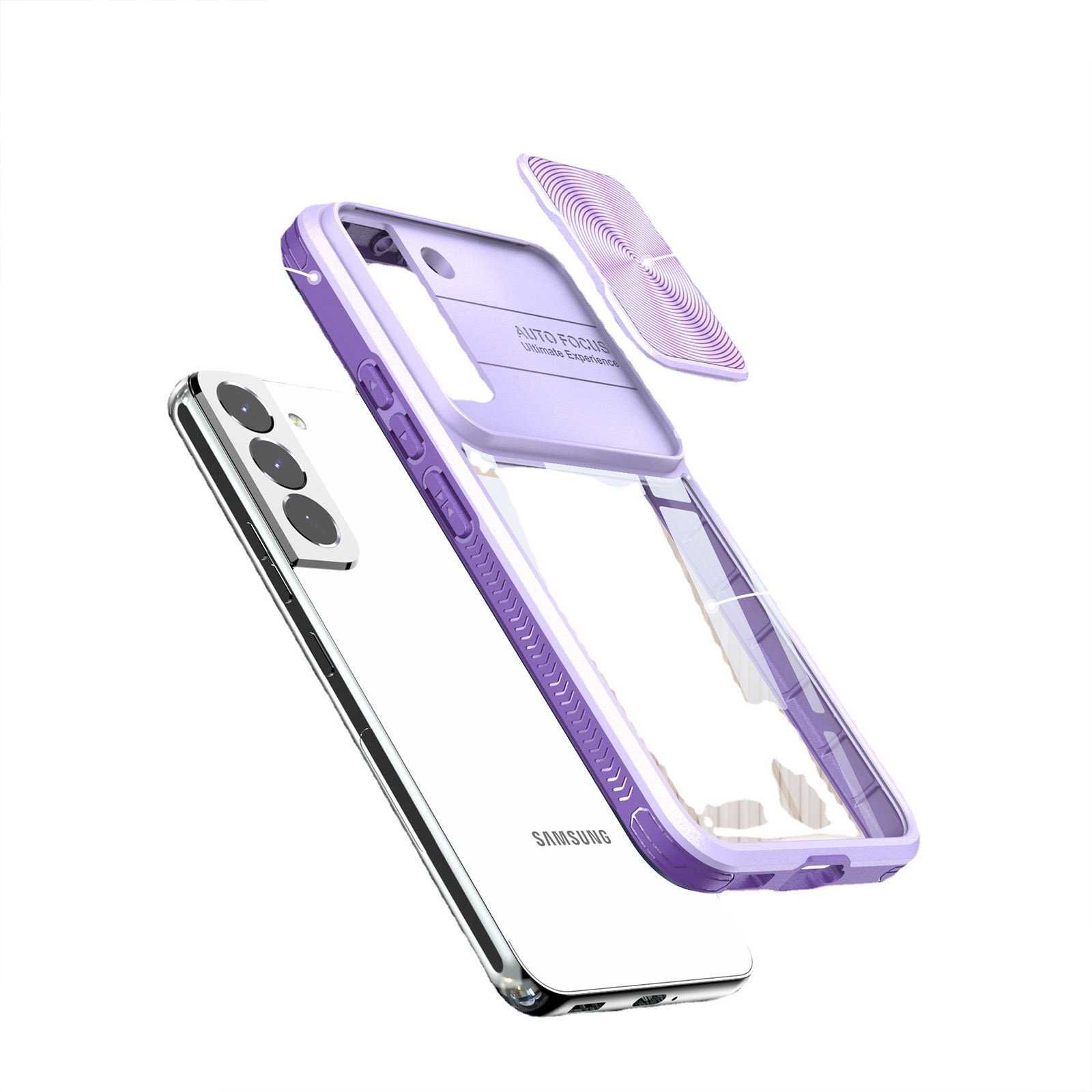 Husa transparenta cu protectie metalică Samsung Galaxy S23 / S23 Plus