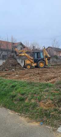 Buldoexcavator,trakker 8×4defrișări terenuri demolări  pământ curat de