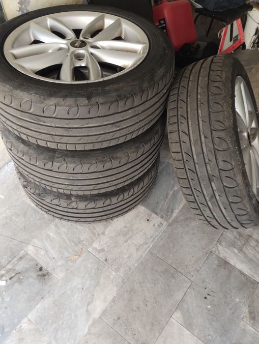 Оригинални джанти с гуми за Мини Кънтримен 5х120/17