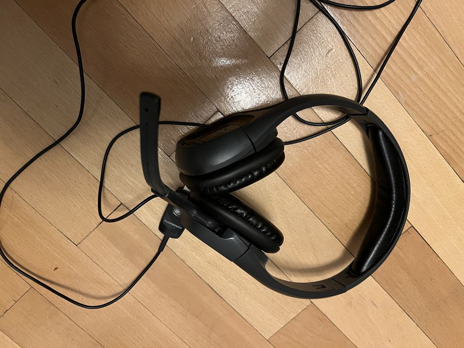 Casti Plantronics audio 655 DSP cu microfon