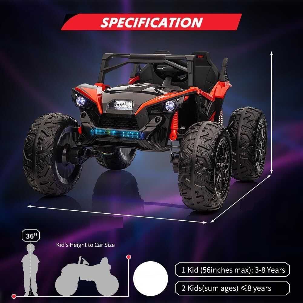 Акумулаторен Двуместен джип OFF-ROAD BUGGY 4X4 UTV 24V батерия