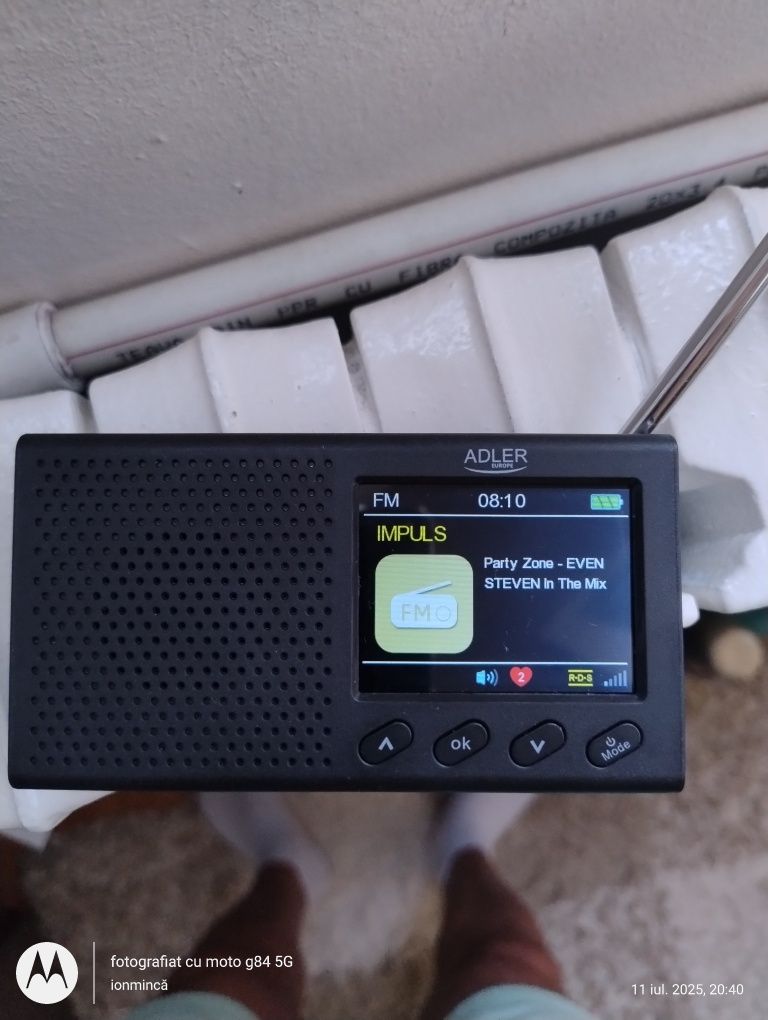 Radio portabil la cutie