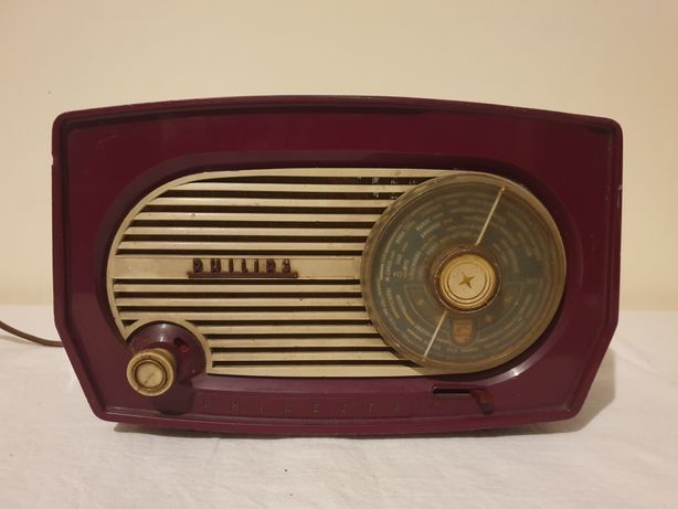 Aparat de radio pe lampi Philips Philetta, anii "50