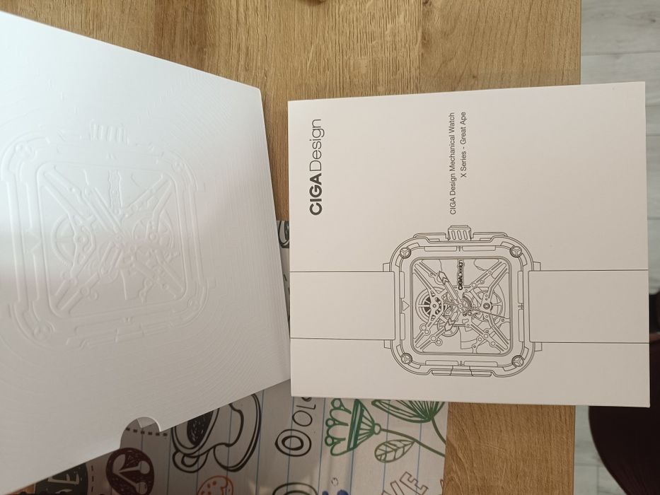 Ceas CIGA Design X Series Black & Purple Skeleton Automatic