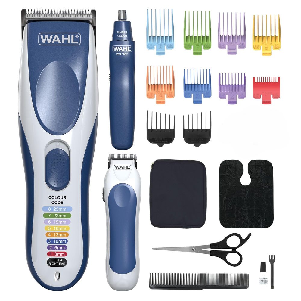 Комбиниран марков комплект  Wahl Color Pro - 3в1, коса,брада,тяло,нос