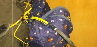 детска количка компл.. с чанта и сак