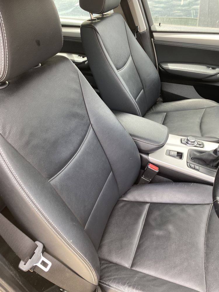 Interior din piele scaune față și banchete spate BMW X3 F 25