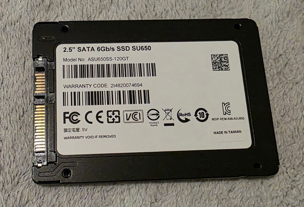 SSD Adata SU650 120gb