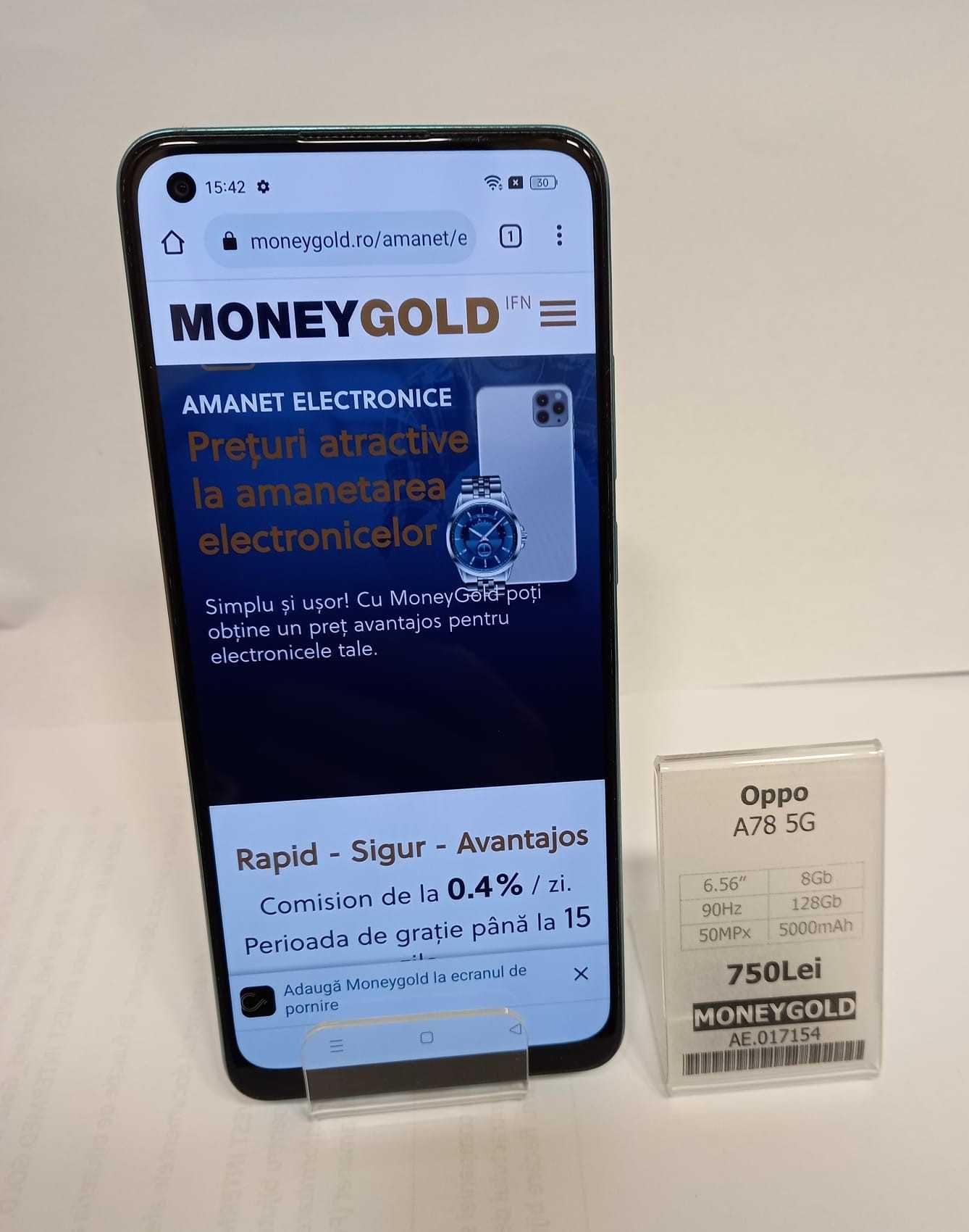 Telefon Oppo A78 5G MoneyGold AE.017154