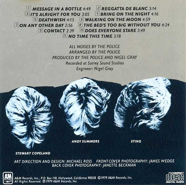 CD The Police - Reggatta De Blanc 1979