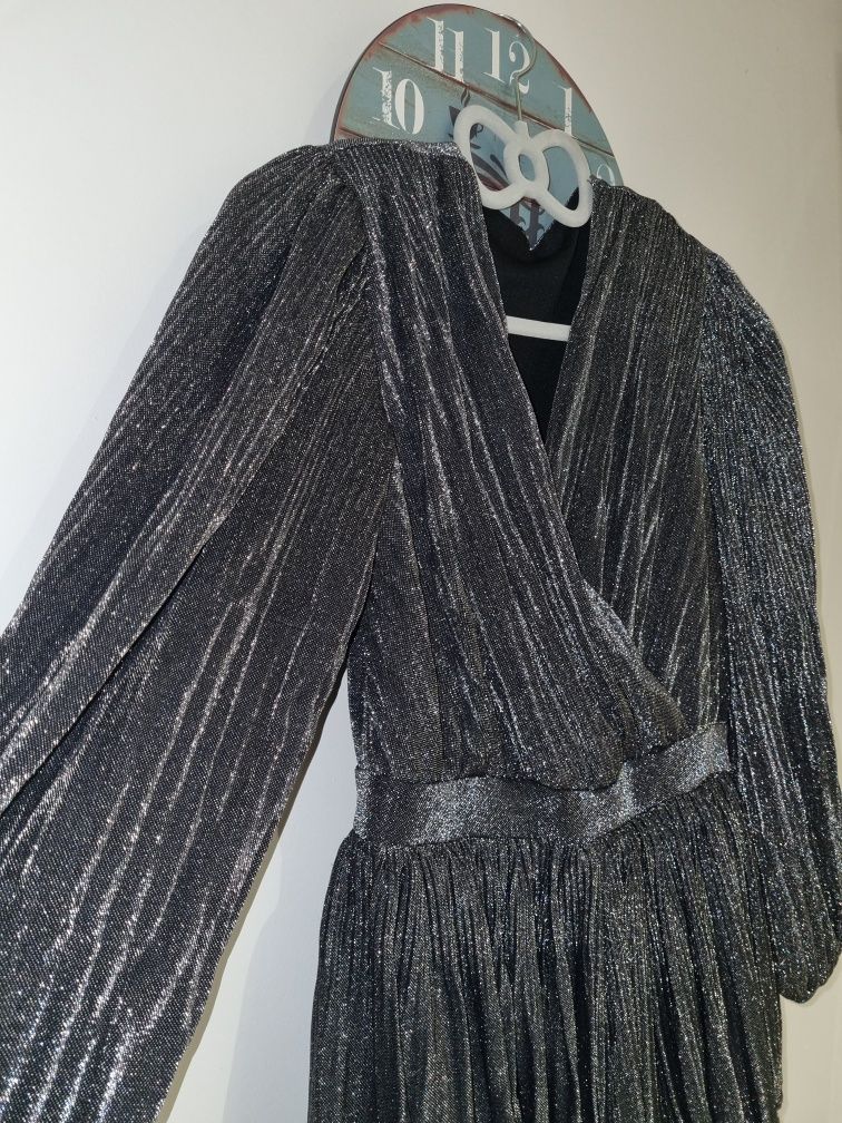 Rochie argintie ocazie