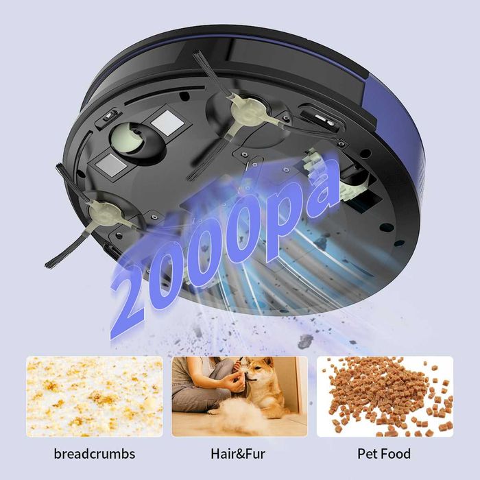 Aspirator Robot OKP K3 2000Pa baterie 100min Nou Sigilat