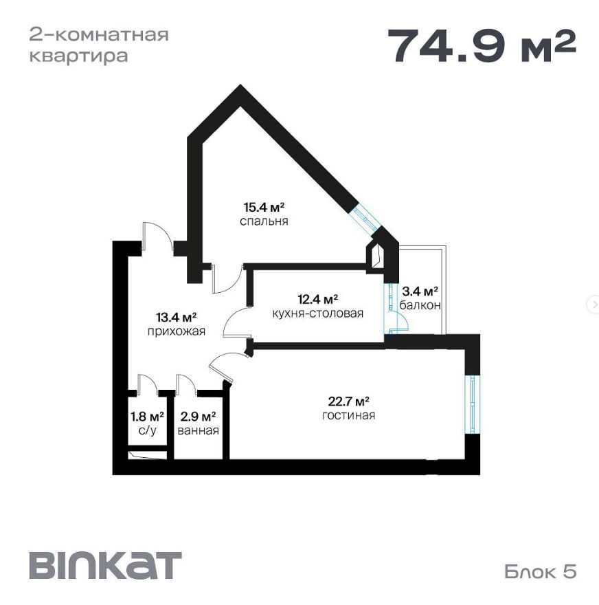 Эксклюзив цены BINKAT Ш.Руставели от 61м2 коробка и выше СРОЧНАЯ цена!