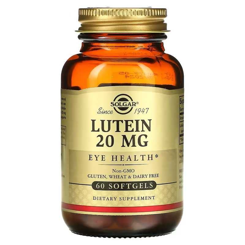 Solgar Лютеин Lutein 20 мг и 40 мг