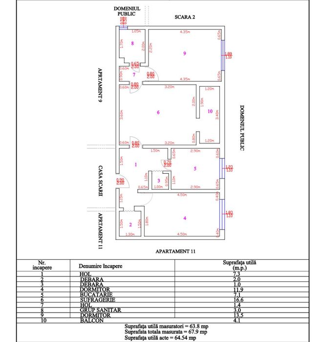 3 camere mobilat utilat - str Bucuresti   Oras  Calarasi