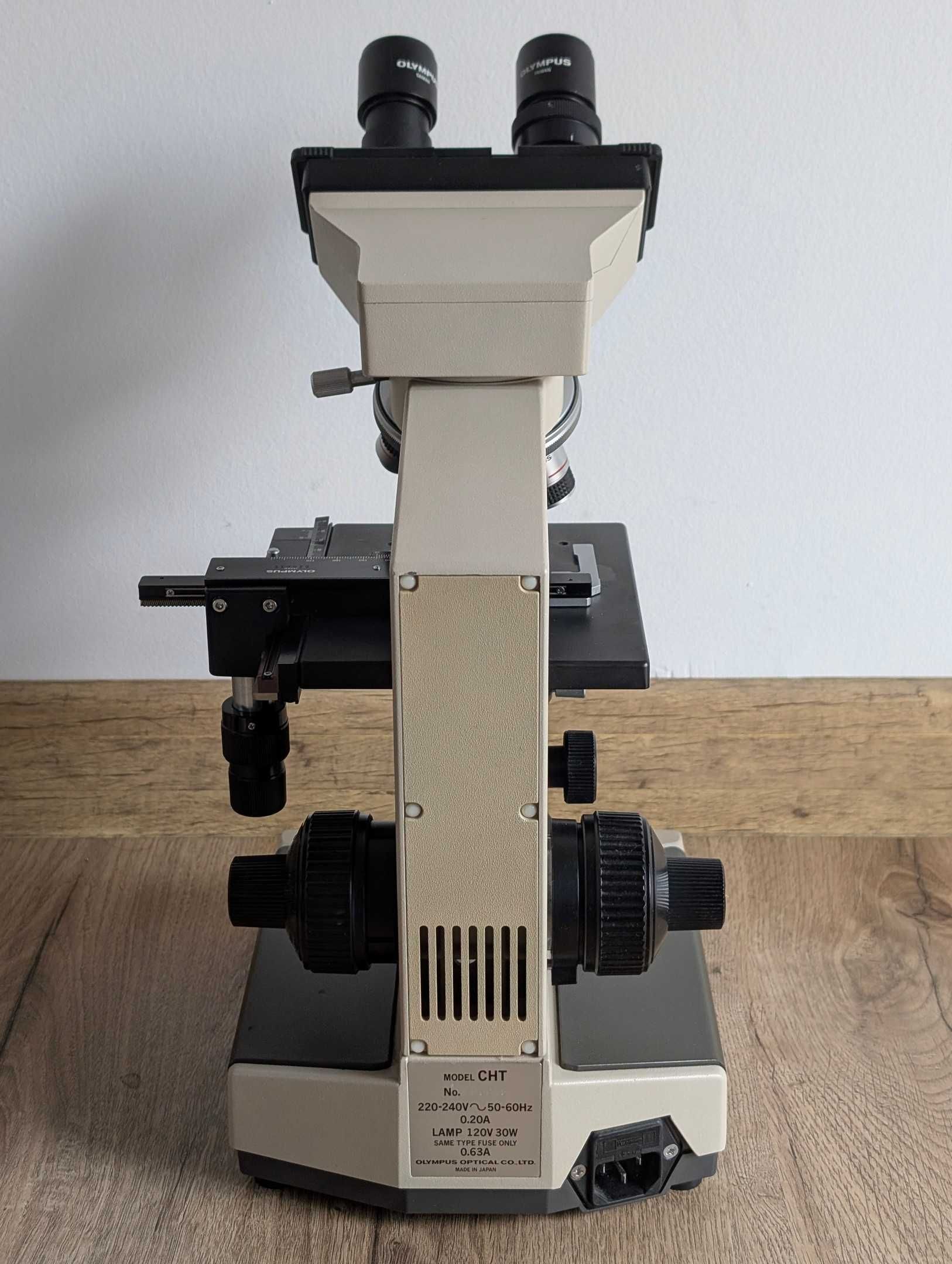 Microscop Olympus CHT cu 4 Lentile: A4 / A10 / A40PL si A100 oil