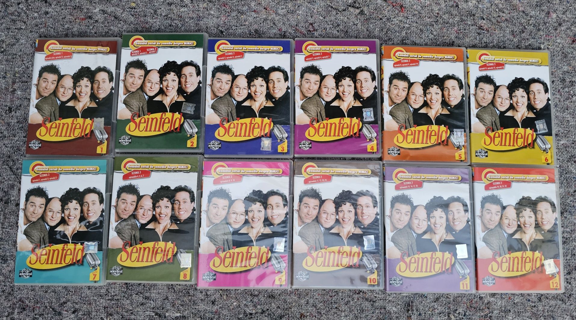CD, DVD, filme românești și Seinfeld