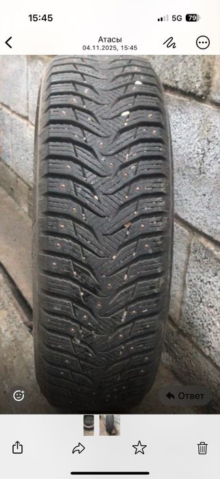 Шипованая резинана размер 185/65/15