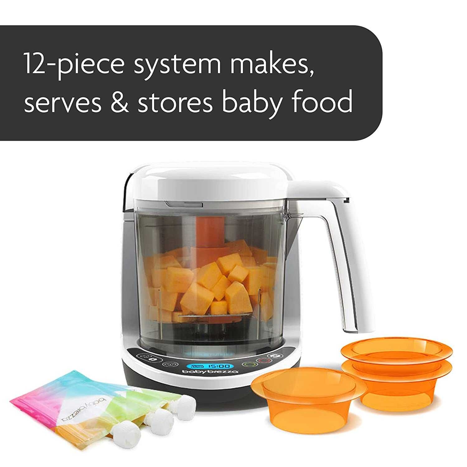 Пароварка-блендер 3 в 1 Baby Brezza Food Maker Deluxe