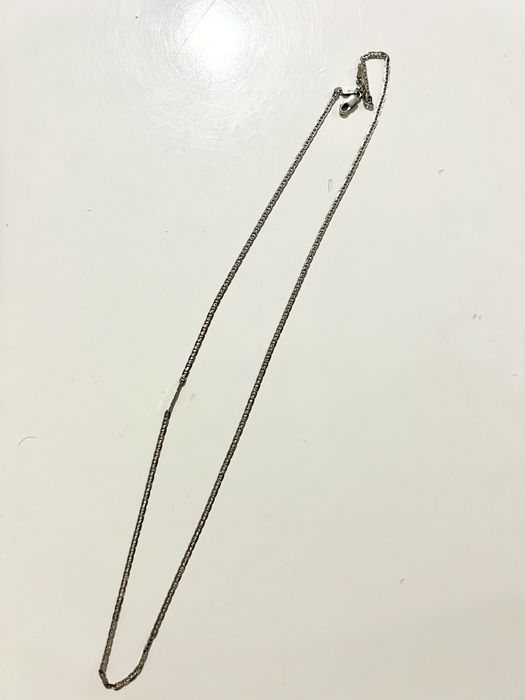 Lant de aur alb de 9K stantat 375 fara defecte, perfect pentru cadou