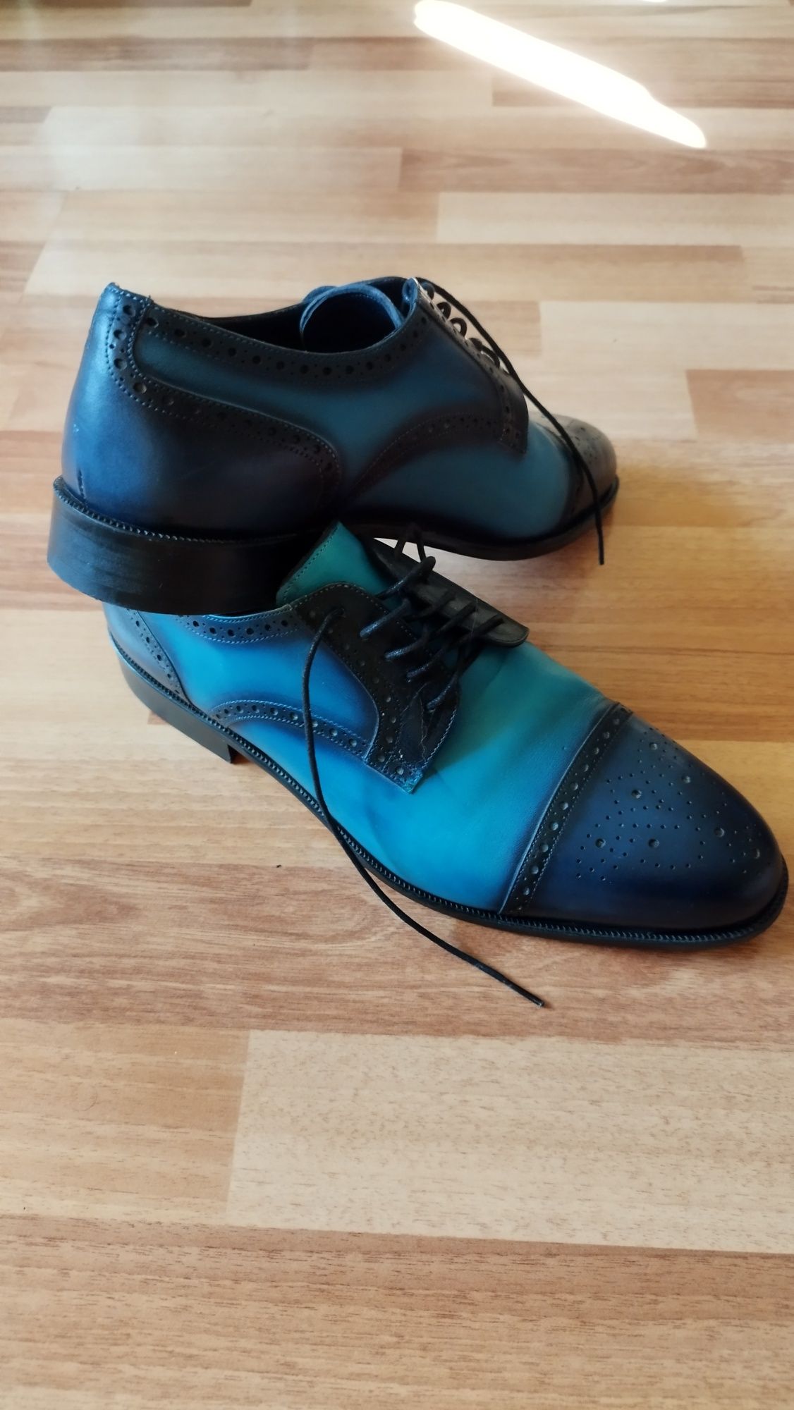 Pantofi piele Derby Brogue