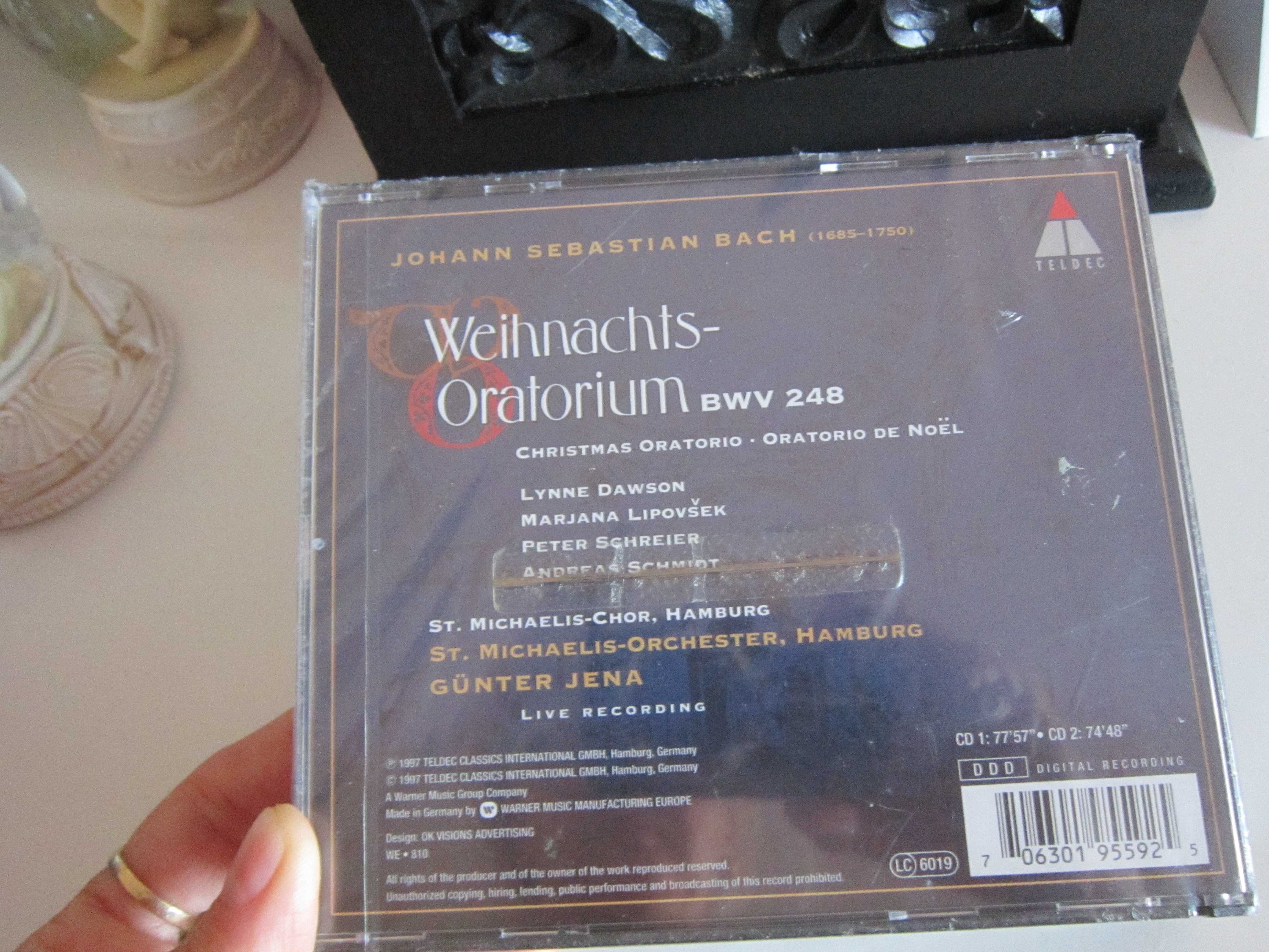 cadou rar Oratoriul de Craciun Bach 2xCD+book Germania 1997 sigilat