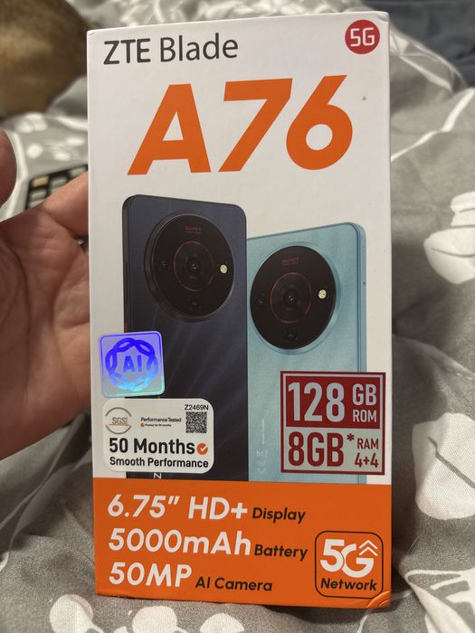 Смартфон ZTE Blade A76 нов