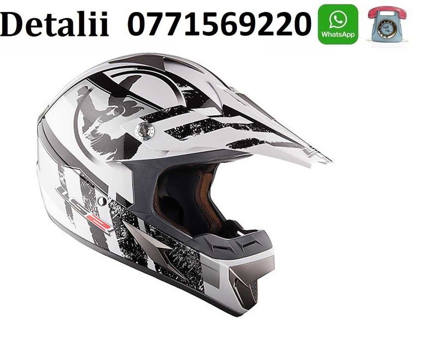 Casca  enduro LS 2 downhill atv bicicleta cross ochelari manusi moto