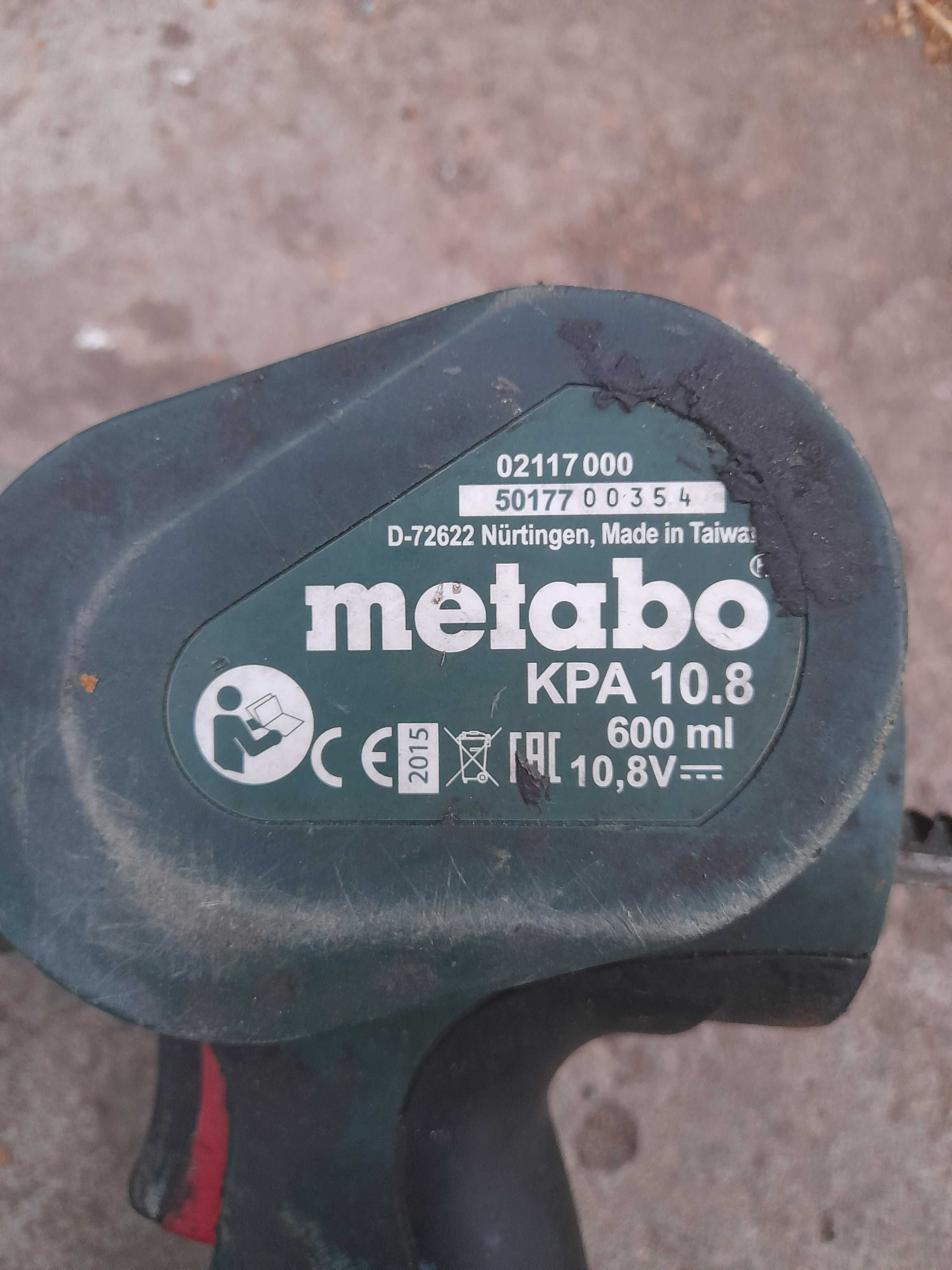 Продам Аккумуляторный пистолет для герметика "Metabo" D-72622, 59 тыс