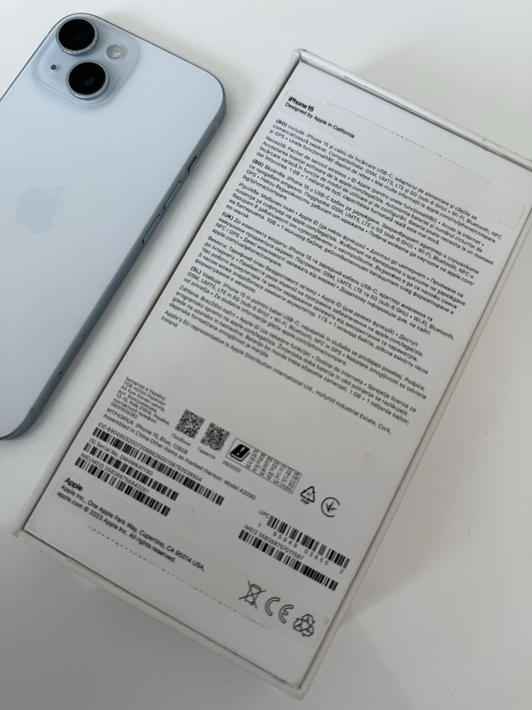 Iphone 15 син 128 GB
