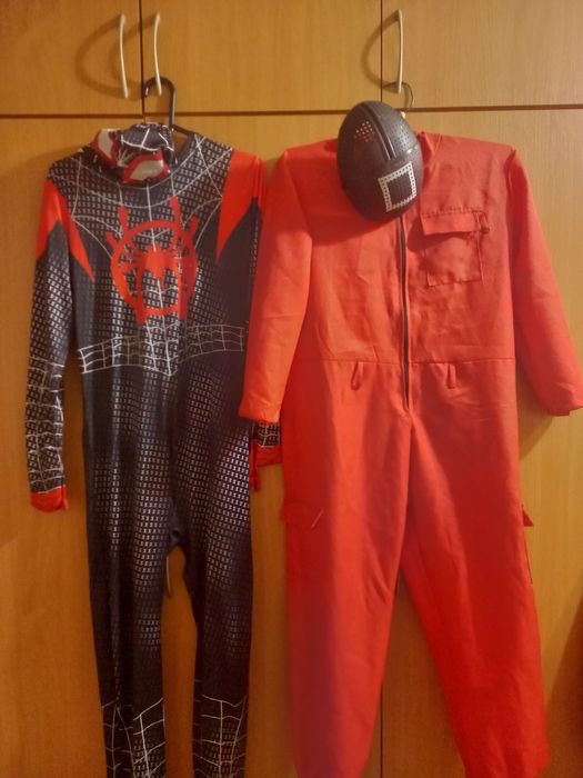 Новогодние костюмы , Игра в Кальмара квадрат и Человек Паук