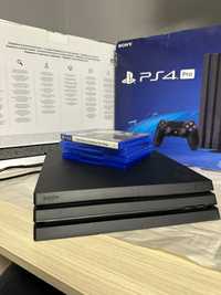 PS 4 PRO 1TB + 4 Jocuri