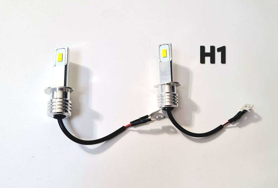 Комплект иновативни LED крушки за фарове H1