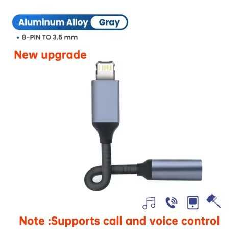 Adaptor auxiliar de 3,5 mm, Lightning la jack