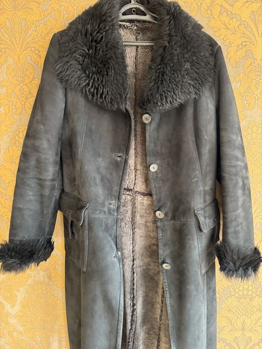 Дублёнка кожанная, длинная,Турция.