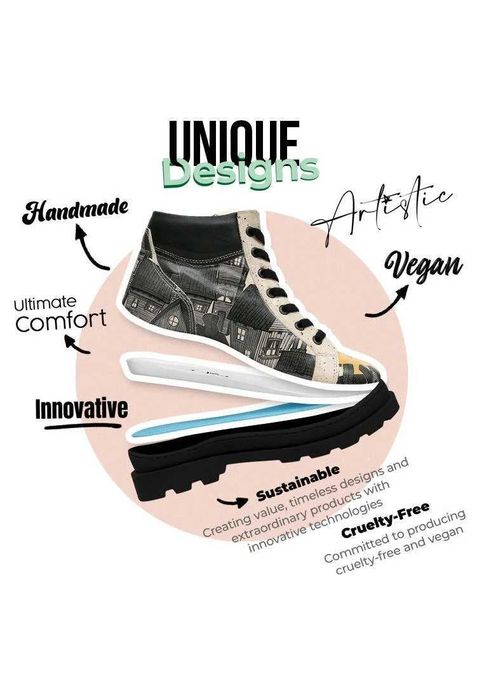 DOGO  Night Lovers - Дамски дизайнерски вегански кожени боти