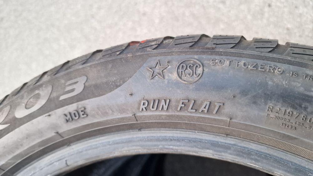 245 45 18 Pirelli 2023 run flat 2 anvelope iarna ca noi