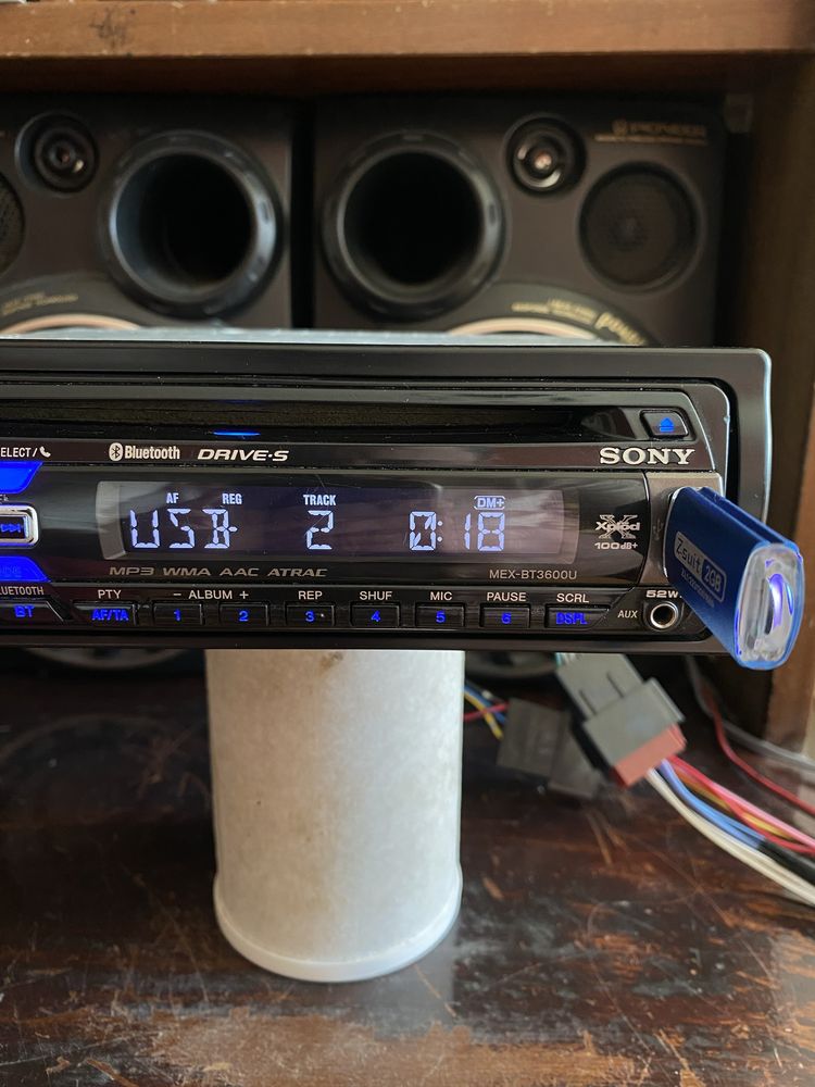SONY MEX-BT3600U - 4X52W!! - USB Bluetooth cd плеър за кола  сд радио
