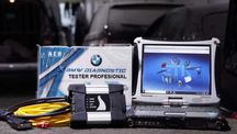Tester Profesional BMW Icom + Laptop Panasonic diagnoza, programare