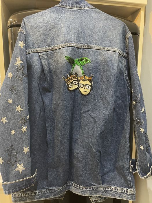 Дамско дънково яке